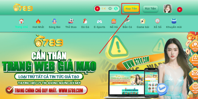 Nạp tiền 6789 - Hướng dẫn chi tiết và nhanh gọn nhất